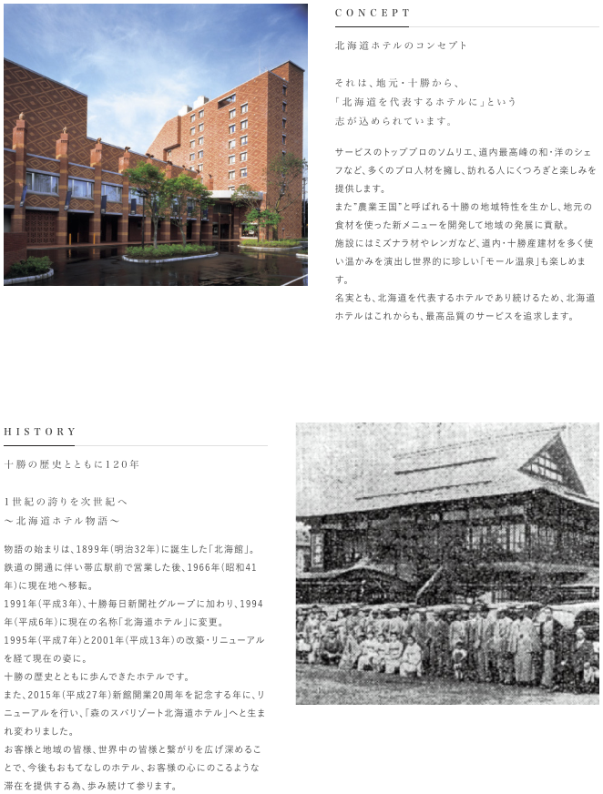 北海道ホテル帯広 歴史