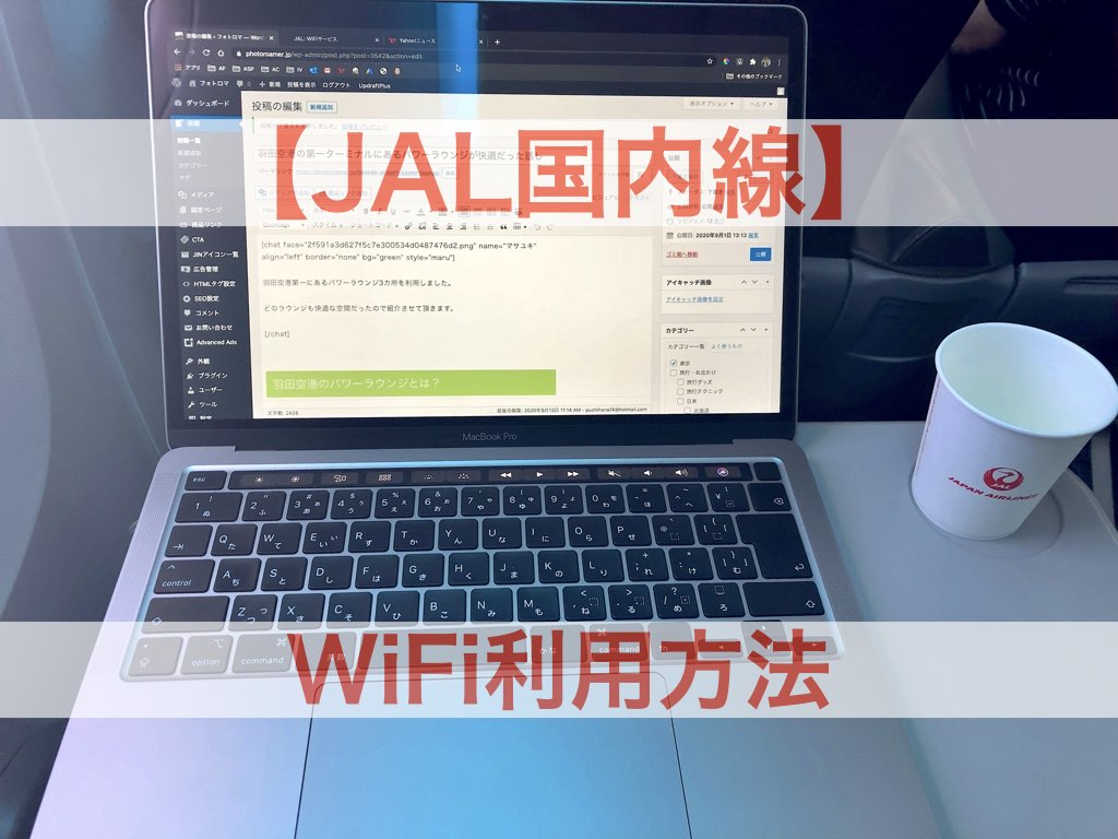 Jal国内線でスマホやノートpcでwifiを使う方法から繋がらない時の対処法 フォトロマ