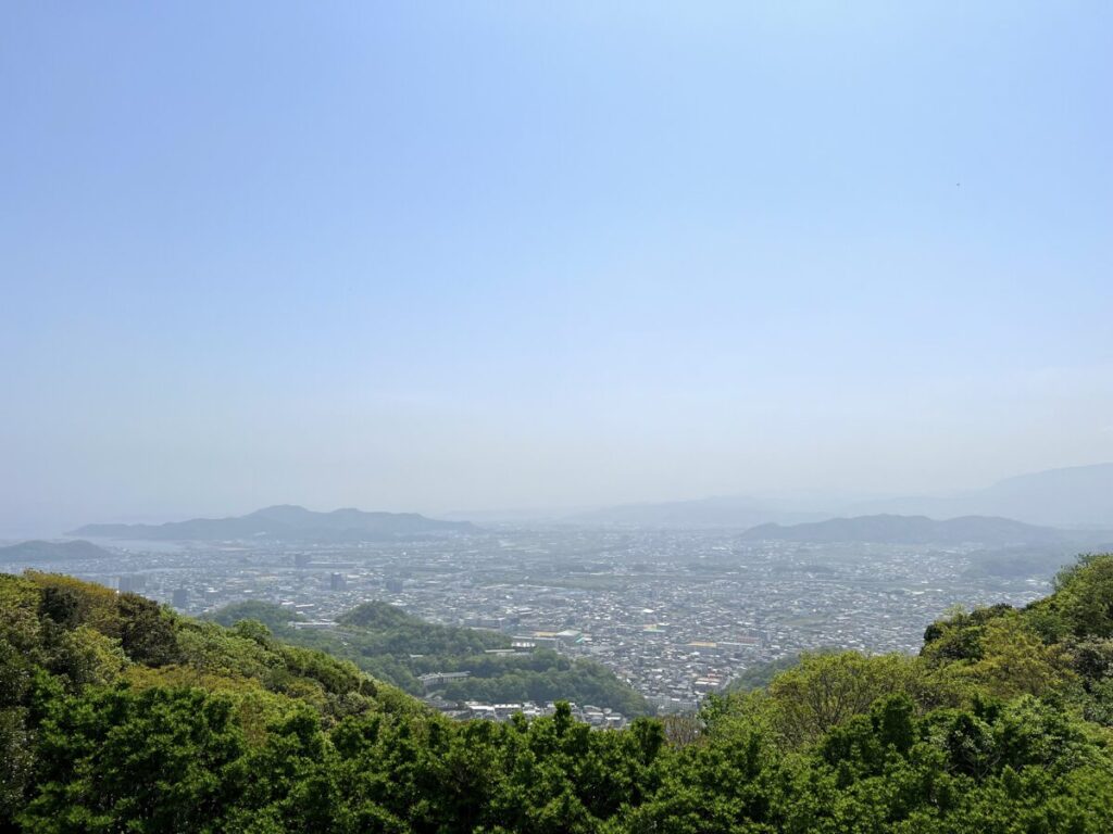 【車中泊で日本一周ひとり旅65日目】眉山公園 山頂からの眺め