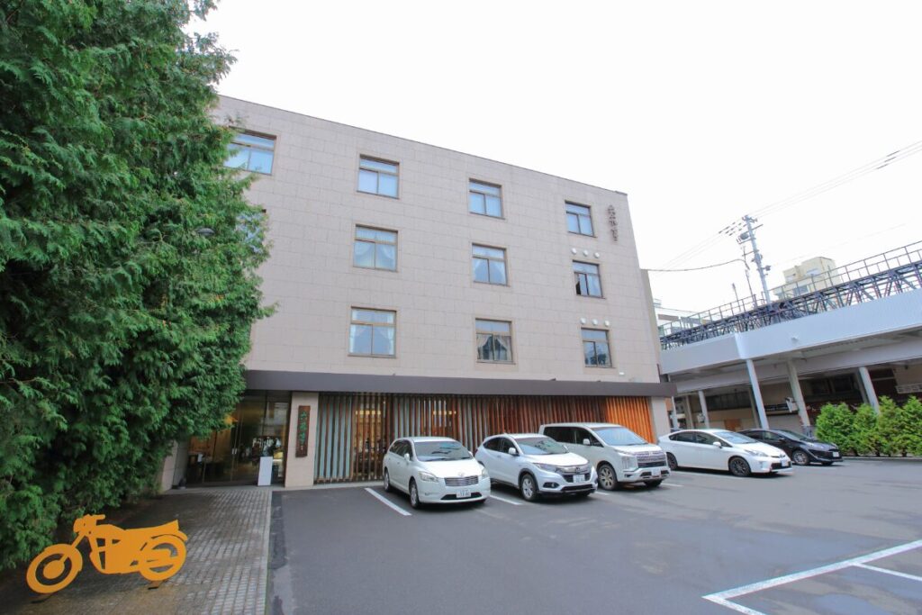 六花亭 帯広本店 駐車場 駐輪場
