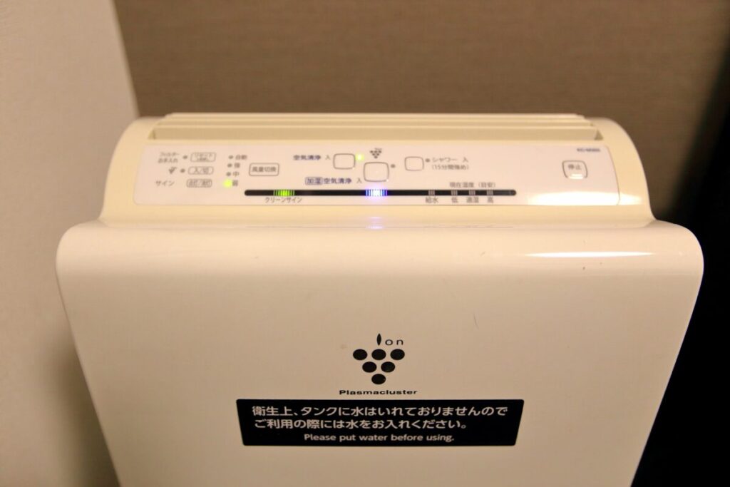 ドーミーイン旭川 客室内 空気清浄機