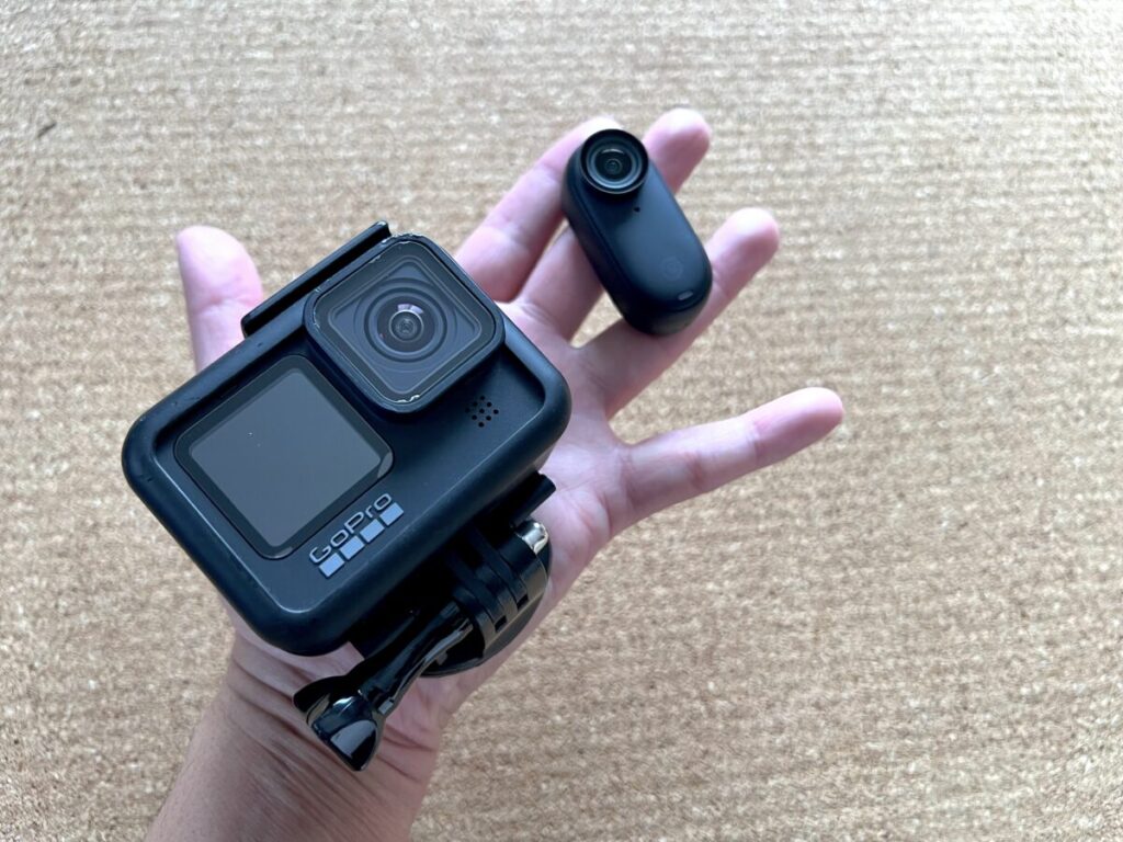 Insta360 GO 3 GoPro サイズ比較