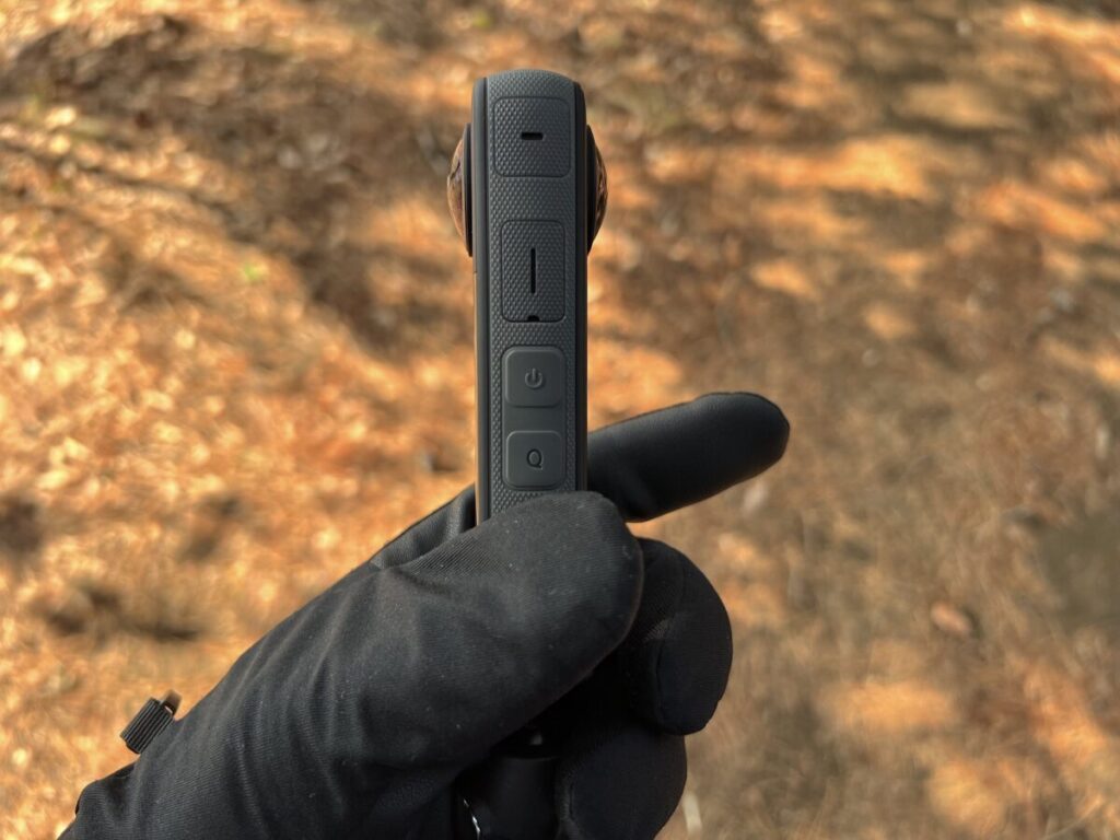 Insta360 X3 物理ボタン 手袋