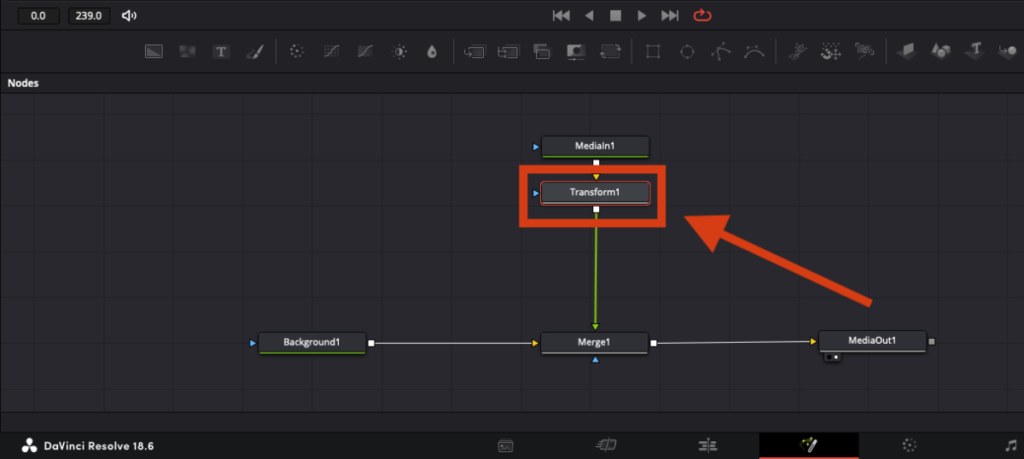 DaVinci Resolve 地図 動く線 fusion6