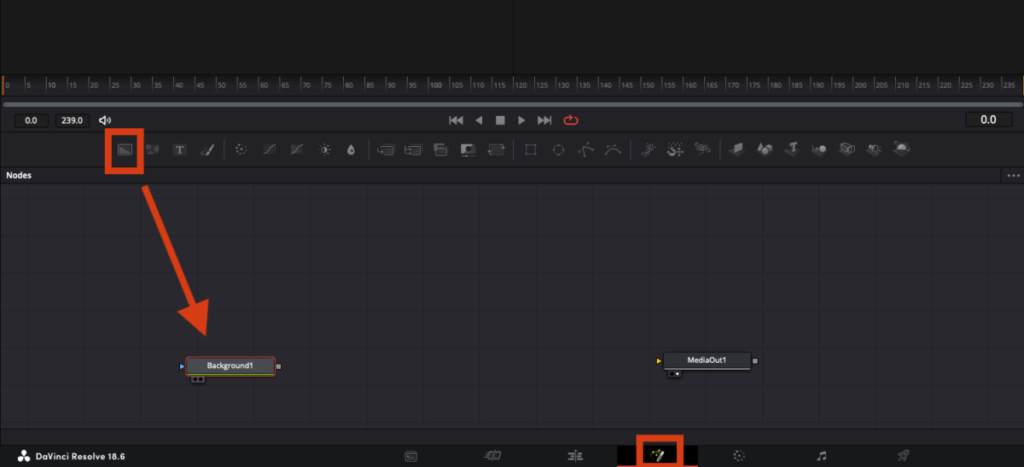 DaVinci Resolve 地図 動く線 fusion1