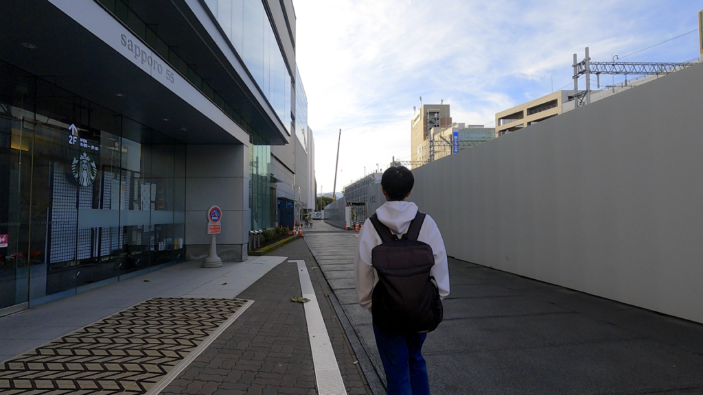 JRイン札幌 アクセス 札幌駅西口 通路