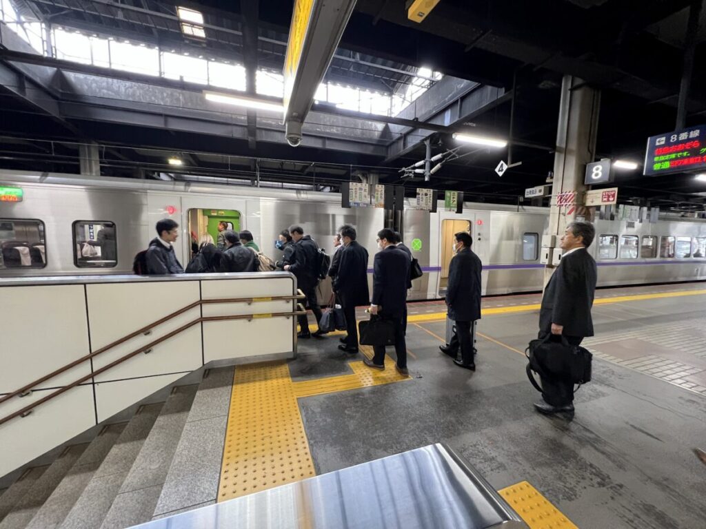 札幌駅 乗車待ち