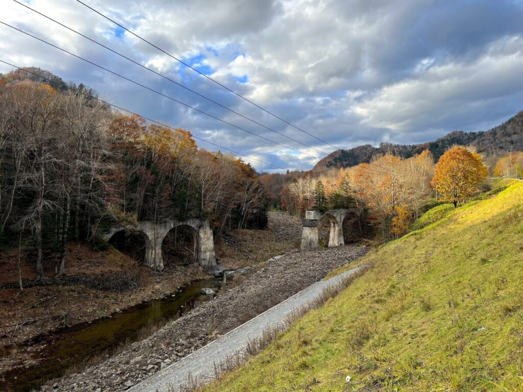 士幌線第四音更川橋梁跡