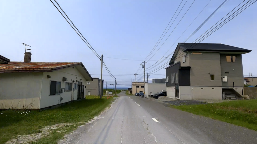 北海道 稚内 白い道 注意点 終了 住宅街