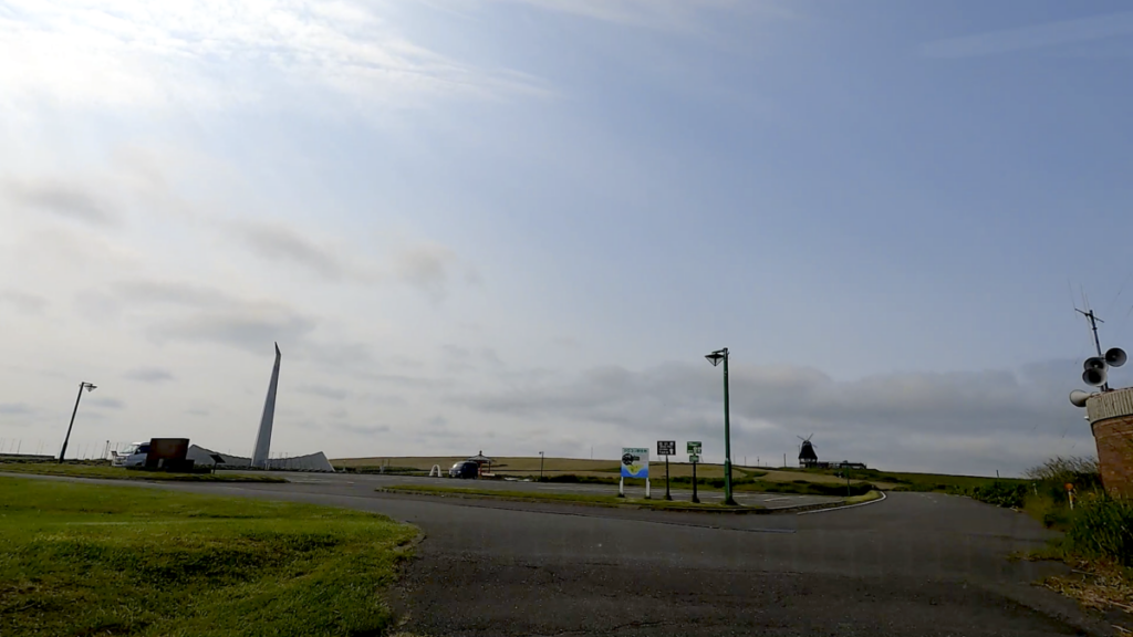 北海道 稚内 白い道 スタート地点 行き方 坂道上