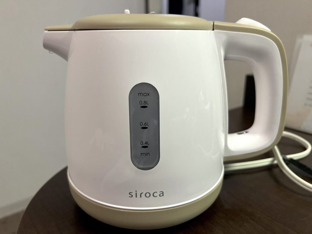 コンフォートホテル帯広 客室 電気ケトル