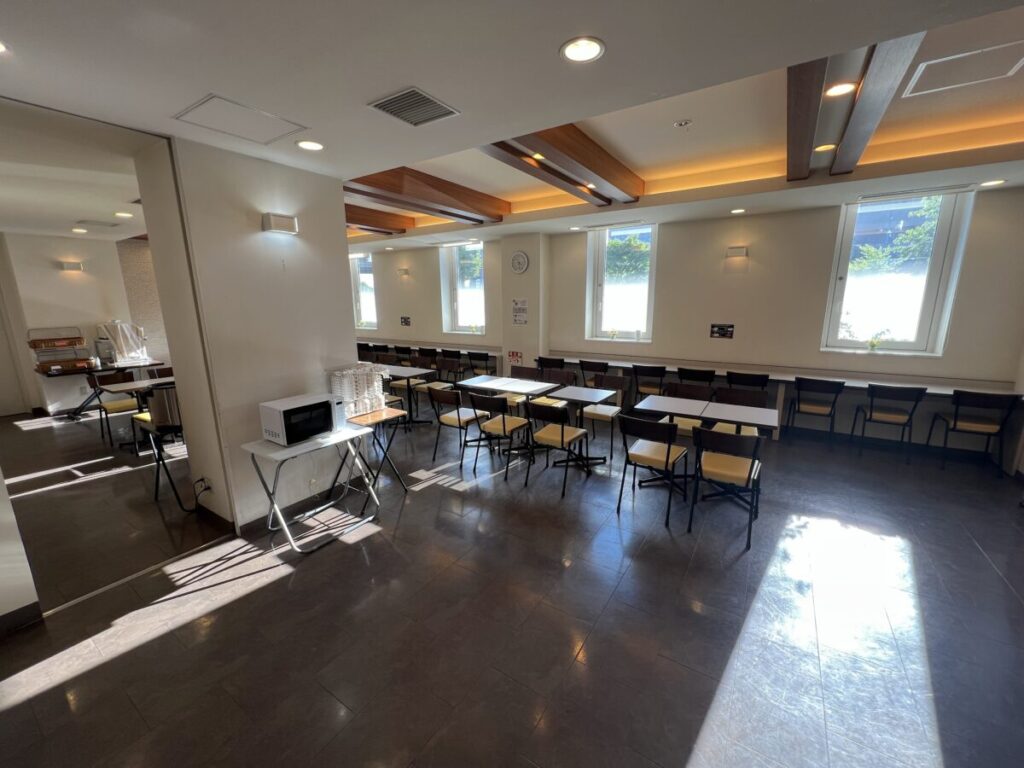 コンフォートホテル帯広 朝食会場 ラウンジスペース
