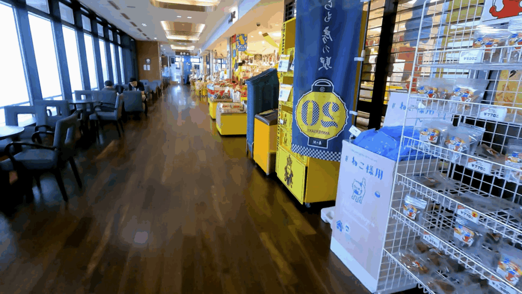 海ほたる 車中泊 店内