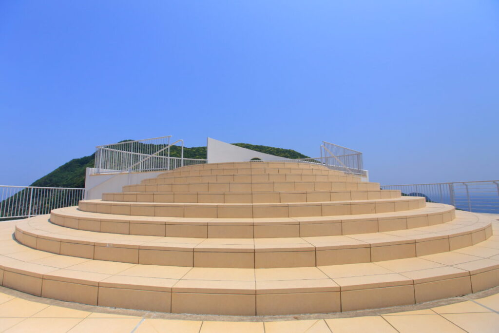 佐多岬展望台 展望台上 階段