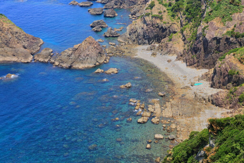 佐多岬展望台 展望台周辺 海