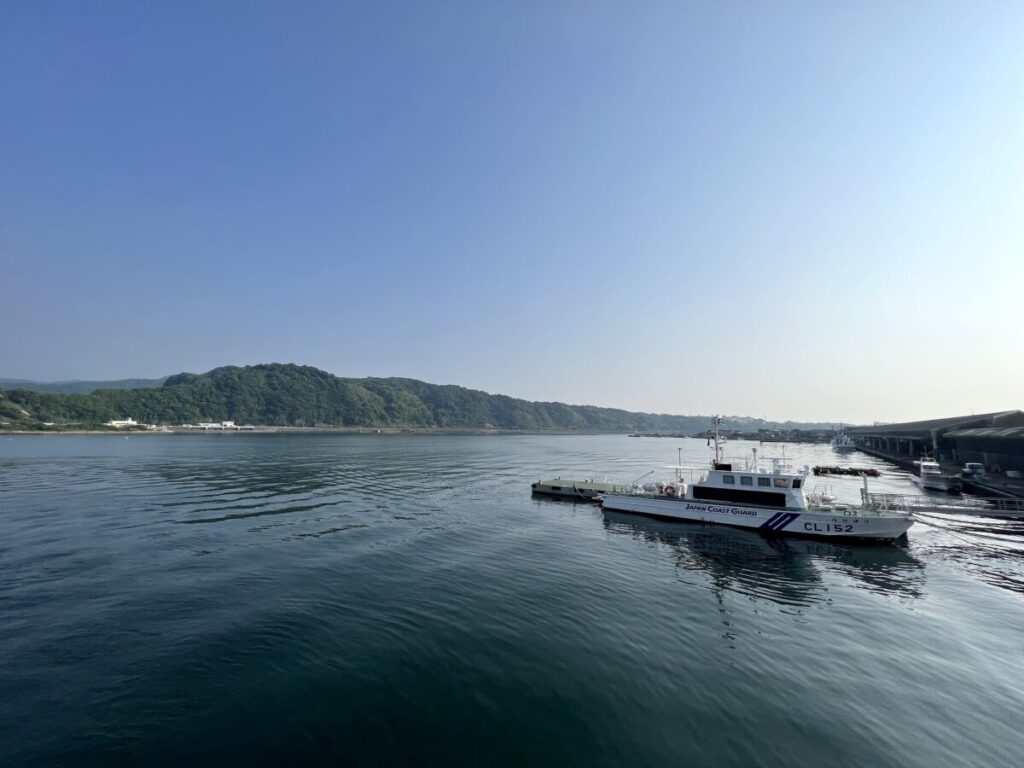 フェリーなんきゅう 山川港 出航