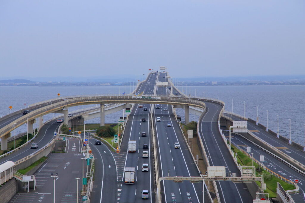 海ほたる 車中泊 東展望デッキ アクアライン