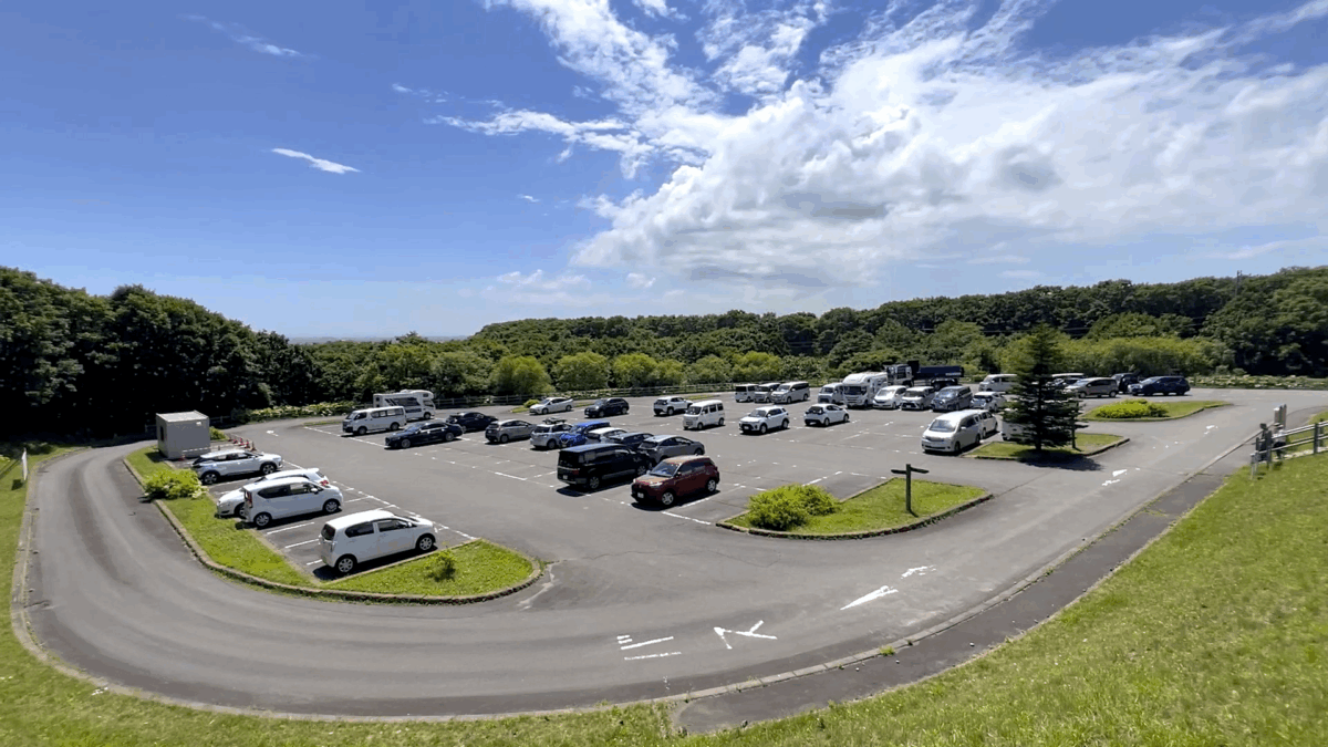 釧路市湿原展望台 駐車場