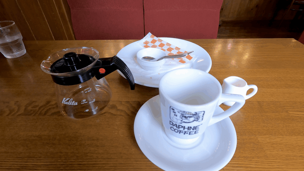ダフネ珈琲館 半田中央インター店 モーニング 完食