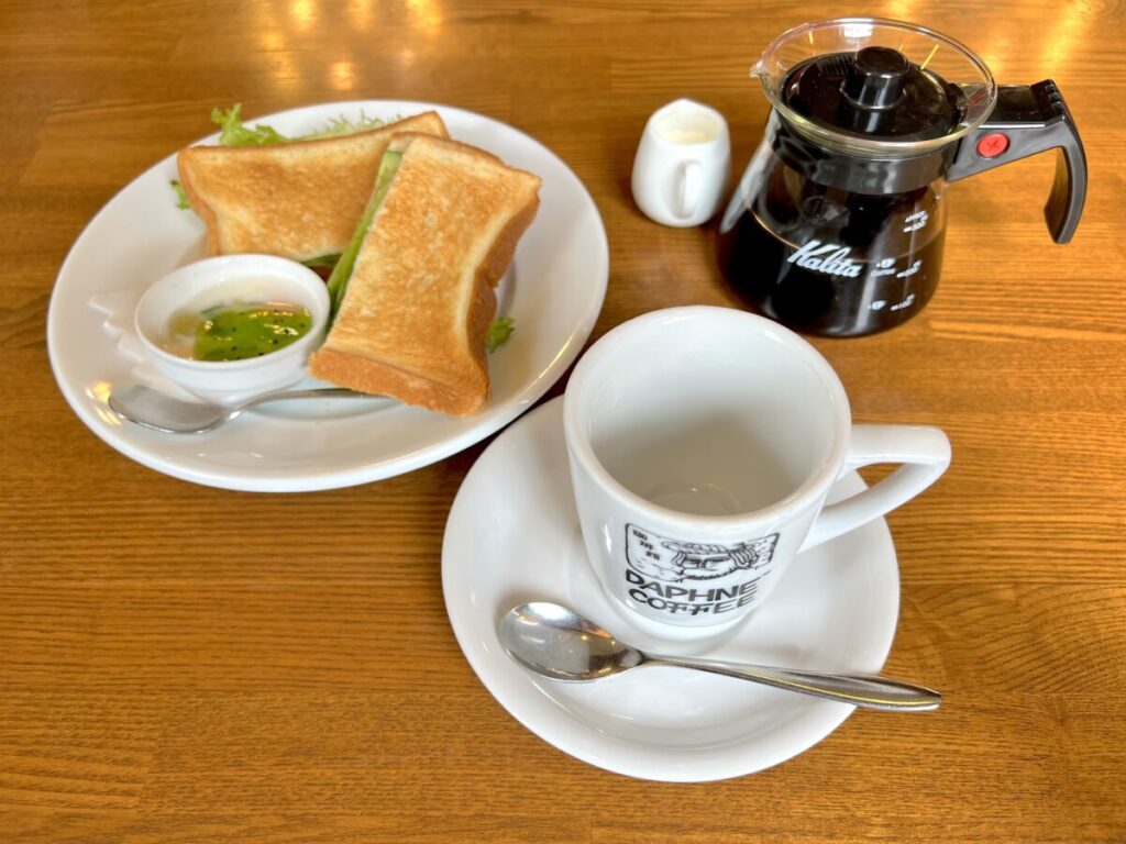 ダフネ珈琲館 半田中央インター店 モーニング