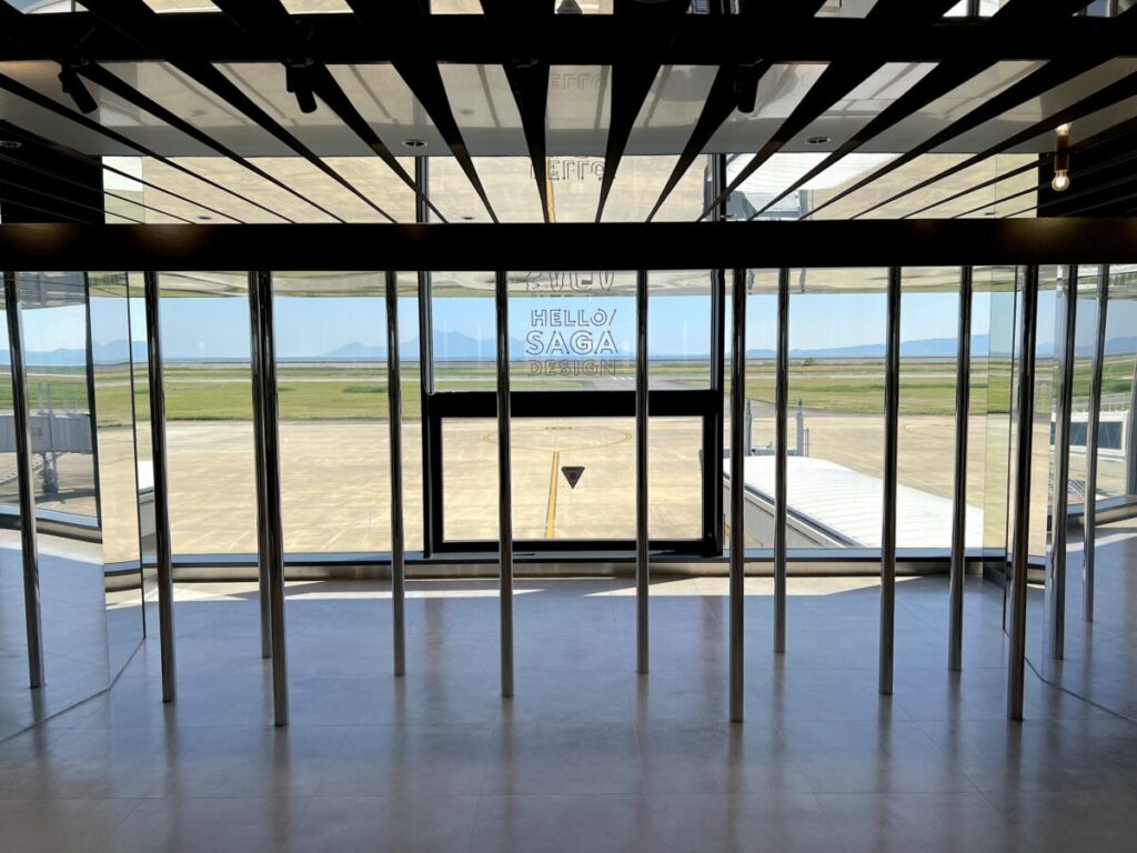佐賀空港 建物内2F 展望室