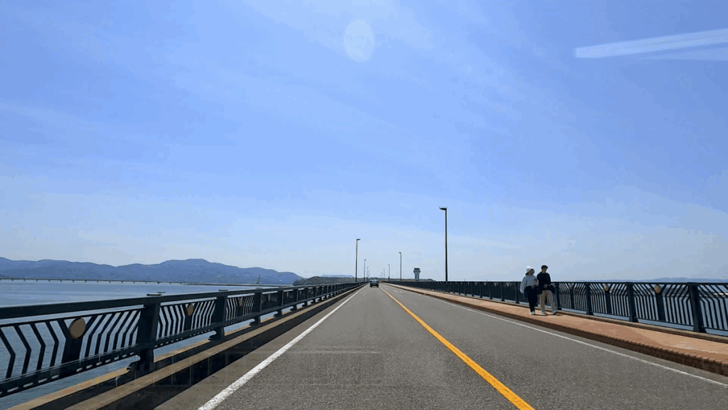 長崎空港 箕島大橋 歩行者