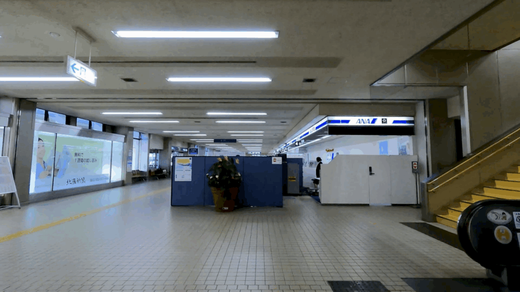 小松空港 空港建物1F 航空会社カウンター
