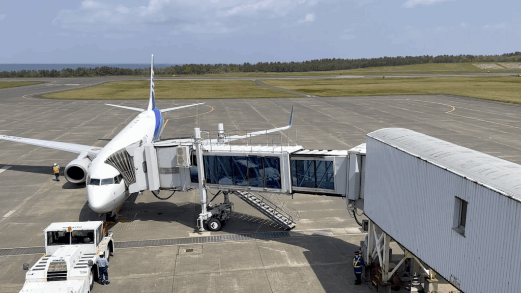 鳥取砂丘コナン空港 展望デッキ 国内線