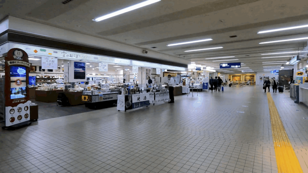 小松空港 空港建物1F お土産屋さん