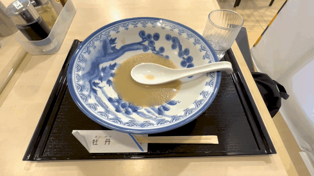 長崎空港 2F レストラン牡丹 長崎ちゃんぽん