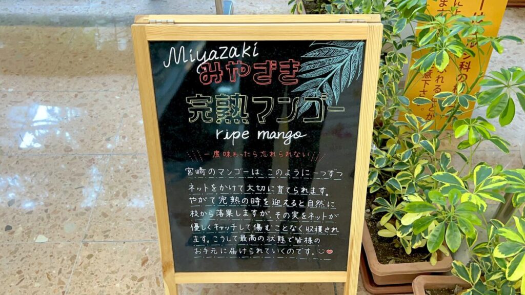 宮崎空港 みやざき完熟マンゴー