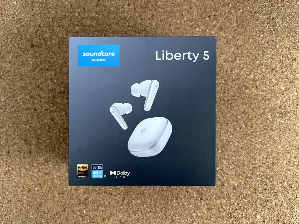 Soundcore Liberty 5 開封 外箱 表側