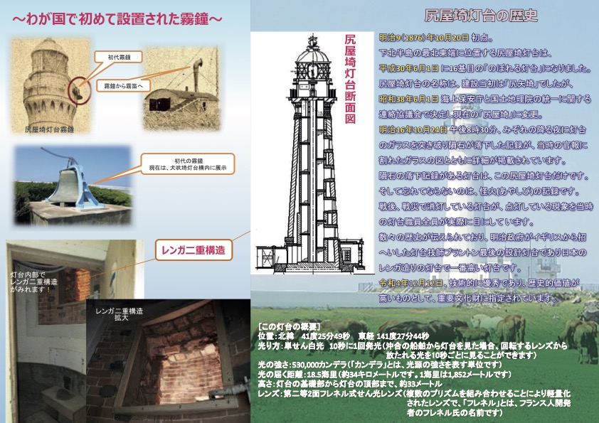 寒立馬 尻屋崎放牧場 尻屋埼灯台