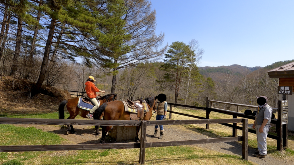 日本在来馬 木曽馬 木曽馬の里 乗馬体験 乗馬のりば