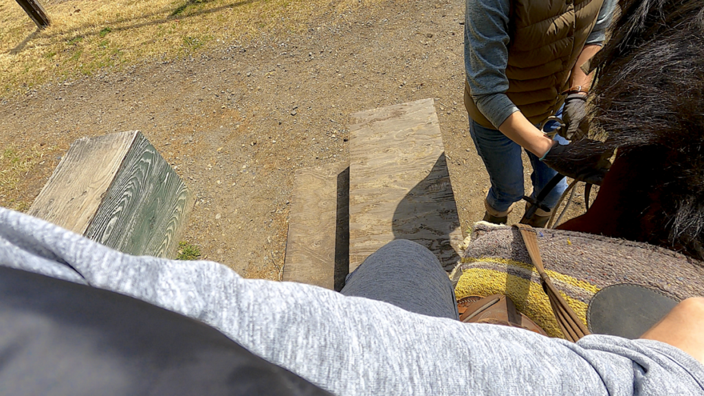 日本在来馬 木曽馬 木曽馬の里 乗馬体験 菜々ちゃん 乗馬