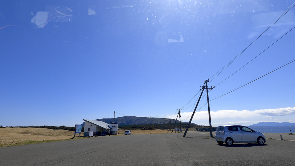 寒立馬 尻屋崎放牧場 尻屋埼灯台 駐車場