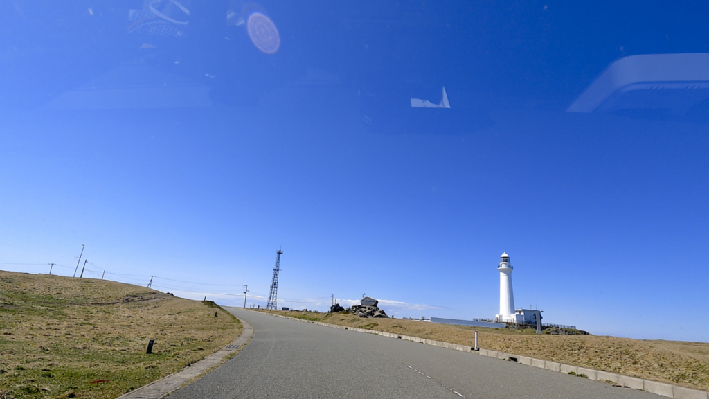 寒立馬 尻屋崎放牧場 尻屋埼灯台