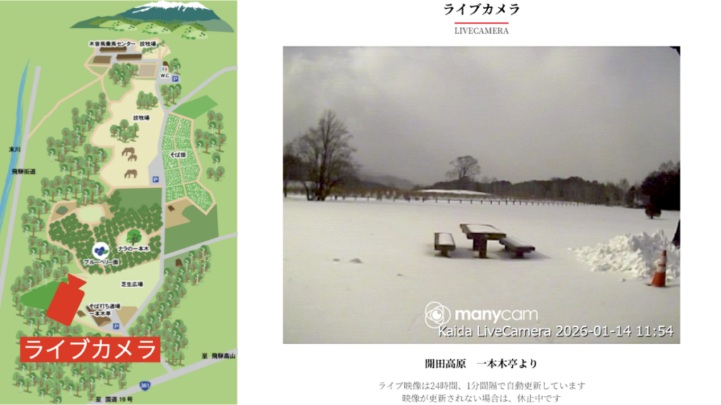 木曽馬 木曽馬の里 ライブカメラ