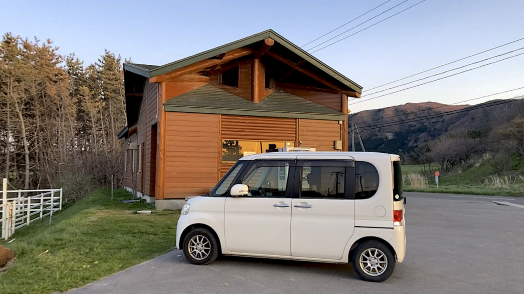 寒立馬 尻屋埼放牧場 車中泊