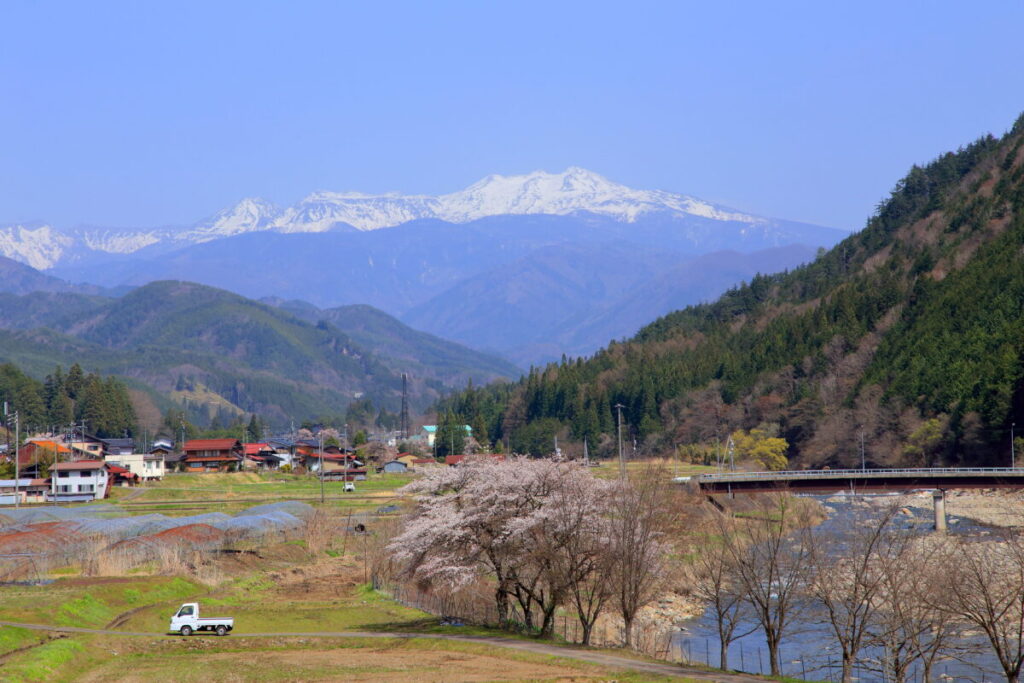日本在来馬 木曽馬 木曽馬の里 御嶽山