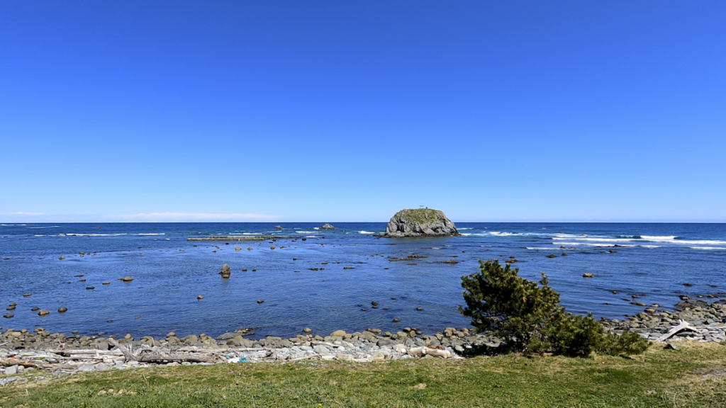 寒立馬 尻屋崎放牧場 道路 景色