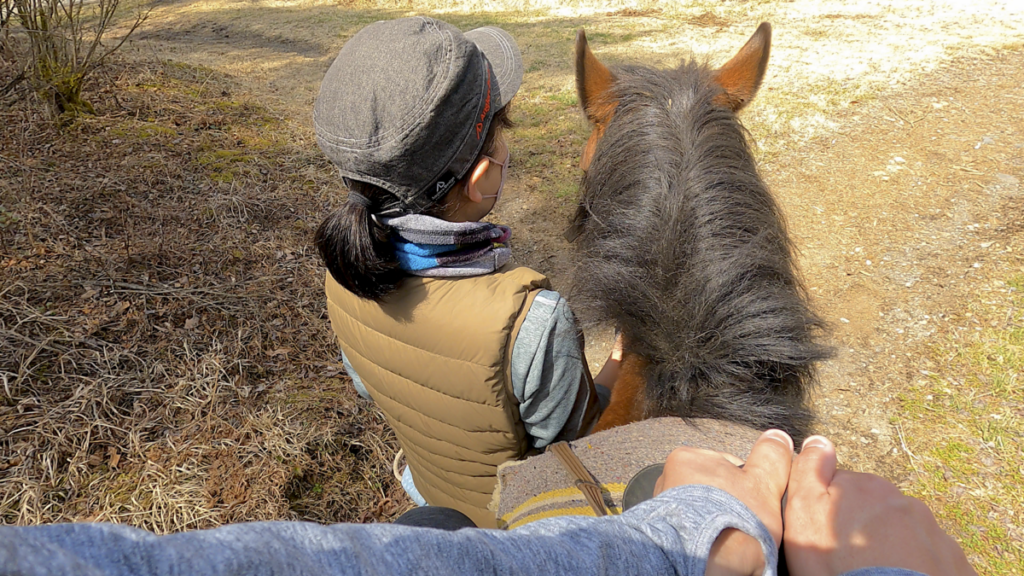 日本在来馬 木曽馬 木曽馬の里 乗馬体験