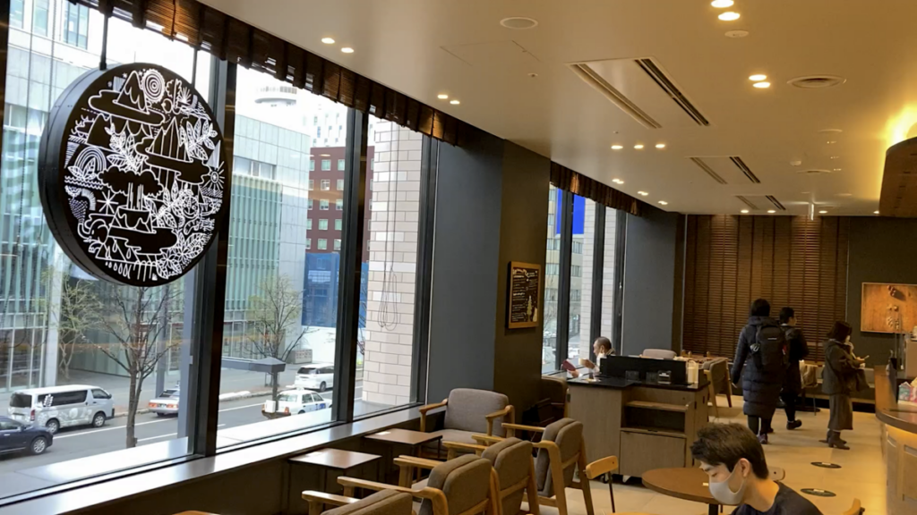 スタバ 全国制覇 スターバックスコーヒー 大同生命札幌ビル ミレド2階店