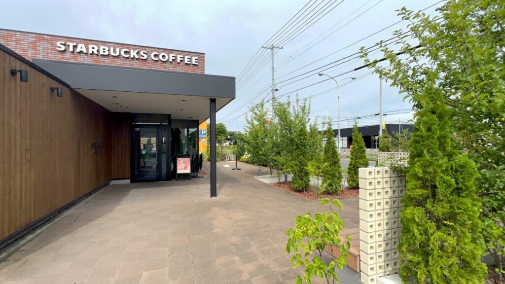 スタバ 全国制覇 スターバックスコーヒー 帯広白樺通り店