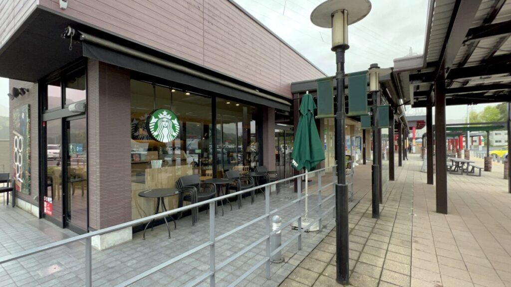 スタバ 全国制覇 スターバックスコーヒー 南条サービスエリア（上り線）店