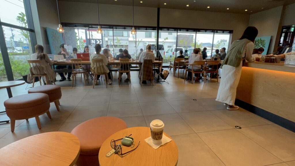 スタバ 全国制覇 スターバックスコーヒー 岡山青江店