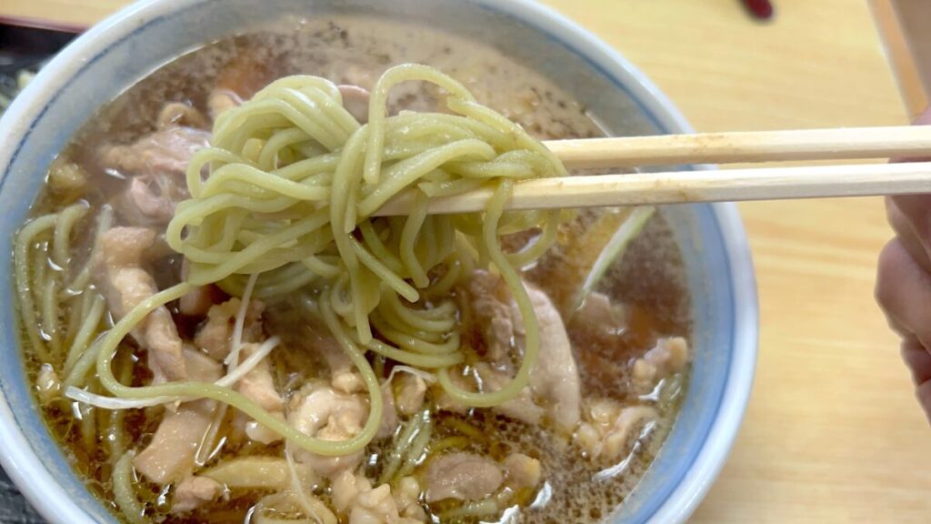 マルニ藪そば 釧路 皮そば