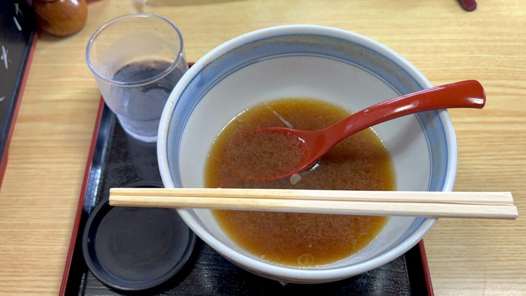 マルニ藪そば 釧路 皮そば 完食