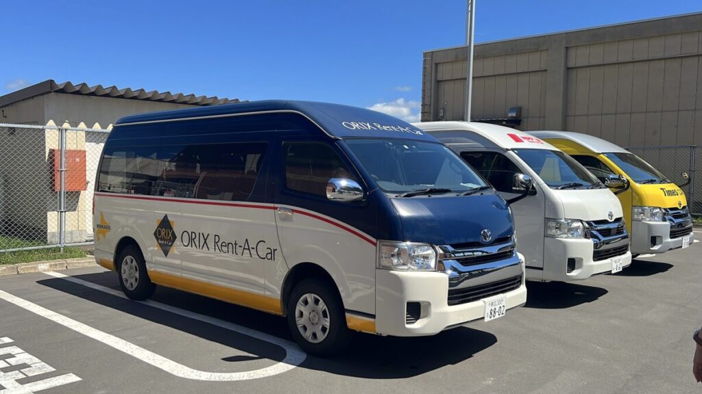 帯広空港 レンタカー 送迎車