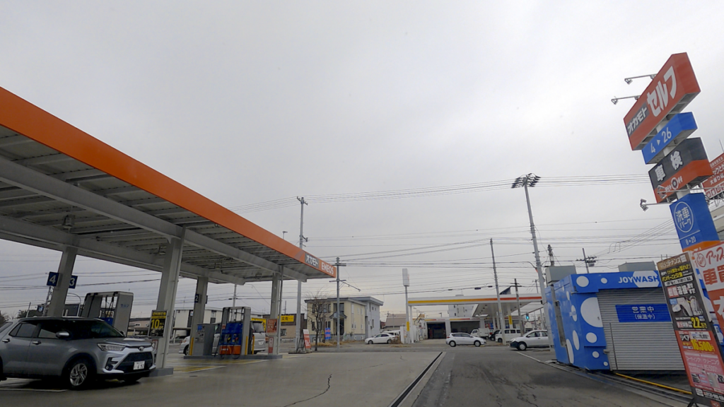 帯広空港 レンタカー 給油 帯広市街地